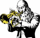 Leonardo da Vinci in Brass - copyright Pietro Andreini Convoi onlus